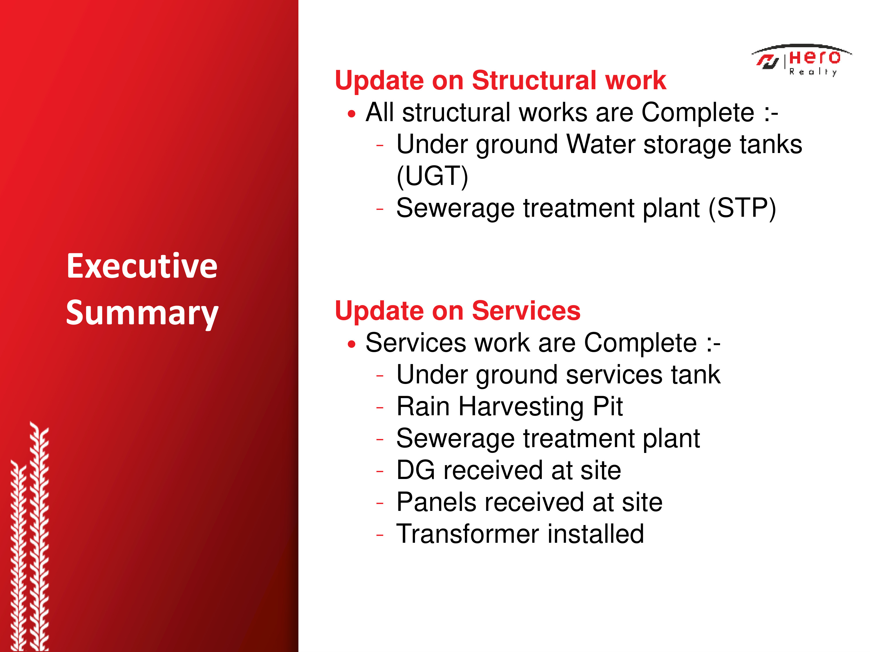 Hero Earth - The Ark - Construction Updates